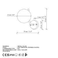 Candelabru de perete Opviq Antler 15015 imaginea #8 — magazin online Desire.md