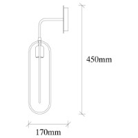 Candelabru de perete Opviq Cerco 3151 imaginea #3 — magazin online Desire.md