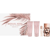 Set de parfumuri pentru ea Michael Kors Pour Femme Absolu EDP 100ml + EDP 10ml + Body Lotion 100ml + Shower Gel 100ml