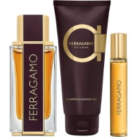 Set de parfumuri pentru el Salvatore Ferragamo Spicy Leather EDP 100ml + EDP 15ml + Shower Gel 100ml