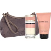 Set de parfumuri pentru ea Trussardi Femenine EDP 90ml + Silk Body Emulsion 100ml + Bag