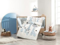 Lenjerie de pat pentru copii Trendy Buddy Blue (GTR008233)