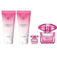 Parfum pentru el Versace Bright Crystal Absolu EDT 90ml + EDT 5ml + Shower Gel 100ml + Body Lotion 100ml