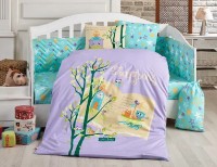 Lenjerie de pat pentru copii Trendy Dream Clock Lilac (GTR008232)