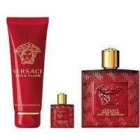 Set de parfumuri pentru el Versace Eros Flame Man Set EDP 100ml + Shower Gel 150ml + EDP 5ml