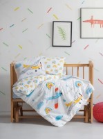 Lenjerie de pat pentru copii Trendy Sky Blue (GTR008352)