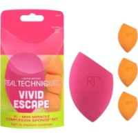 Sponge de machiaj Real Techniques Vivid Escape Sponge Set 4pcs