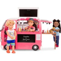 Set jucării Battat Grocery Van Doll Transport Pink imaginea #2 — magazin online Desire.md