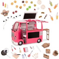 Set jucării Battat Grocery Van Doll Transport Pink imaginea #4 — magazin online Desire.md