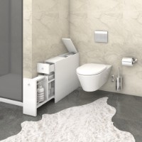 Шкаф для ванной Hanah Home Smart White