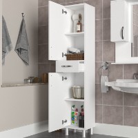 Шкаф для ванной Hanah Home Selin White фото №2 — интернет-магазин Desire.md