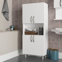 Шкаф для ванной Hanah Home William White