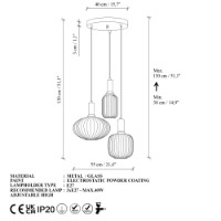 Lustră Opviq Asker 15202 imaginea #7 — magazin online Desire.md