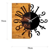 Настенные часы Wallity Wooden Clock 7 фото №6 — интернет-магазин Desire.md