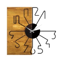 Настенные часы Wallity Wooden Clock 29 фото №5 — интернет-магазин Desire.md