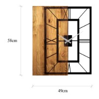 Настенные часы Wallity Wooden Clock 37 фото №7 — интернет-магазин Desire.md