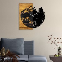 Настенные часы Wallity Wooden Clock 19 фото №2 — интернет-магазин Desire.md