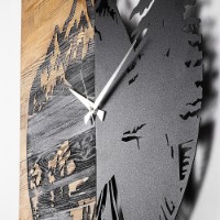 Настенные часы Wallity Wooden Clock 19 фото №4 — интернет-магазин Desire.md