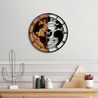 Настенные часы Wallity World Map
