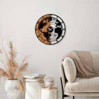 Настенные часы Wallity World Map фото №4 — интернет-магазин Desire.md