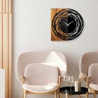 Настенные часы Wallity Wooden Clock 39 фото №2 — интернет-магазин Desire.md
