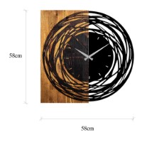 Настенные часы Wallity Wooden Clock 39 фото №7 — интернет-магазин Desire.md