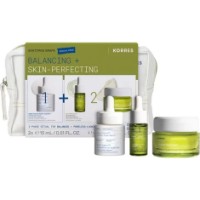 Набор по уходу за лицом Korres Santorini Face Set W.Day Balancing + Skin-Perfecting 3pcs