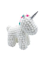 Statuetă Metalux Unicorn White 382-7