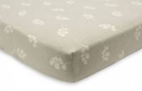 Cearșaf pentru copii Jollein Jersey Twig Olive Green 120x60cm (511-507-67041)