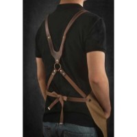 Șorț de bucătărie Takumi Kitchen Apron Brown (TK-WQ-Z) imaginea #2 — magazin online Desire.md