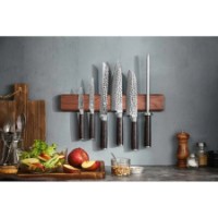 Магнитный держатель для ножей Takumi Rack Walnut Wood 40cm (TK-FH-01) imaginea #2 — magazin online Desire.md