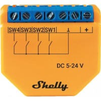 Умное реле Shelly Plus I4 DC фото №2 — интернет-магазин Desire.md