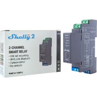 Умное реле Shelly Pro 2 фото №2 — интернет-магазин Desire.md