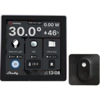 Панель управления умным домом Shelly Wall Display Black+Blu H&T Black