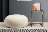 Fotoliu moale Atelier Del Sofa Tina Bouclet White