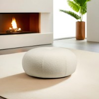 Fotoliu moale Atelier Del Sofa Tina Bouclet White imaginea #2 — magazin online Desire.md