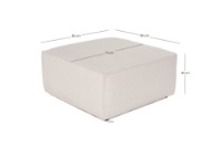 Fotoliu moale Atelier Del Sofa Lora White imaginea #8 — magazin online Desire.md
