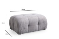 Fotoliu moale Atelier Del Sofa Petite Light Grey imaginea #2 — magazin online Desire.md