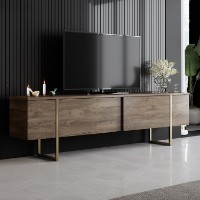 Комплект мебели для гостиной Hanah Home Luxe Walnut Gold фото №5 — интернет-магазин Desire.md