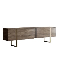 Комплект мебели для гостиной Hanah Home Luxe Walnut Gold фото №7 — интернет-магазин Desire.md