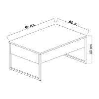 Set de mobilier pentru living Hanah Home Luxe White Gold imaginea #10 — magazin online Desire.md