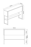 Set de mobilier pentru living Hanah Home Luxe Travertine Gold imaginea #9 — magazin online Desire.md