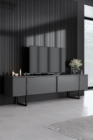 Комплект мебели для гостиной Hanah Home Luxe Anthracite Black фото №2 — интернет-магазин Desire.md
