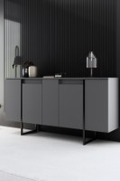Комплект мебели для гостиной Hanah Home Luxe Anthracite Black фото №3 — интернет-магазин Desire.md