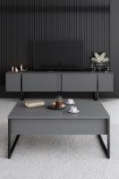 Комплект мебели для гостиной Hanah Home Luxe Anthracite Black фото №5 — интернет-магазин Desire.md