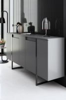 Комплект мебели для гостиной Hanah Home Luxe Anthracite Black фото №7 — интернет-магазин Desire.md