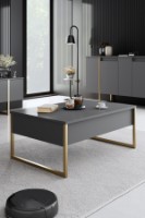 Set de mobilier pentru living Hanah Home Luxe Anthracite Gold imaginea #4 — magazin online Desire.md