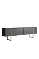 Set de mobilier pentru living Hanah Home Luxe Anthracite Gold imaginea #12 — magazin online Desire.md