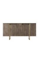 Комплект мебели для гостиной Hanah Home Luxe Walnut Gold фото №15 — интернет-магазин Desire.md