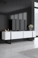 Комплект мебели для гостиной Hanah Home Luxe White Black фото №2 — интернет-магазин Desire.md
